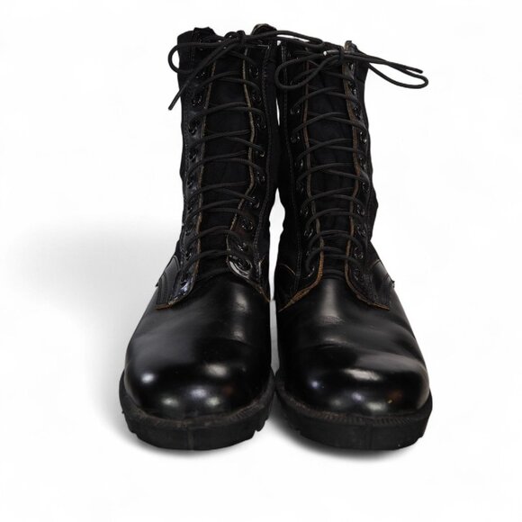 Rothco Vintage Jungle Military Boots Black Men's 11R (Damage Read Description) - Picture 3 of 12